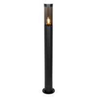 Moderní černá venkovní sloupková lampa 80 cm IP44 - Rox