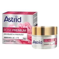 ASTRID Rose Premium 55+ zpevňující a vyplňující denní krém OF15 50 ml