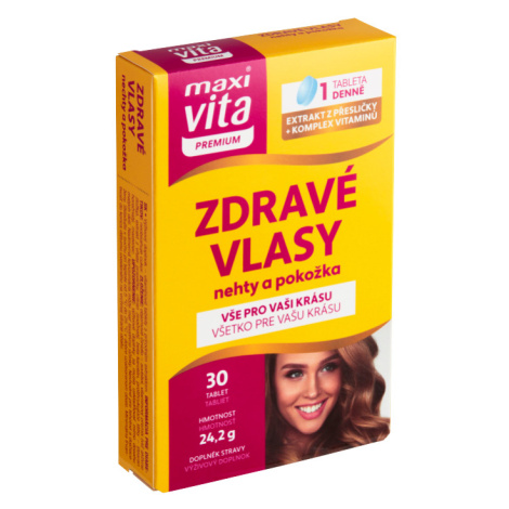 Maxi Vita Premium Zdravé vlasy, nehty a pokožka 30 tablet 24,2g