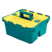 Úložný box s víkem Heidrun HDR1638, CADDY, plast, 38x35x25cm