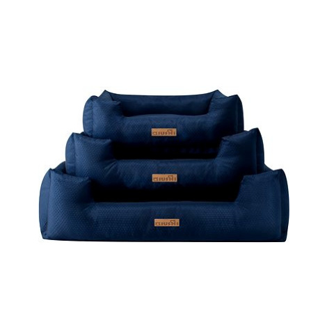 Qiushi pelíšek tmavěmodrý hexagon S 50 × 40 × 17 cm