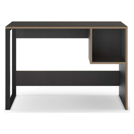 Pracovní stůl s černou deskou 50x110 cm Lyly – Marckeric