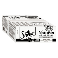 Sheba Nature's Collection v omáčce 96 x 85g - jemný mix (kuřecí, krůtí, tuňák, losos)