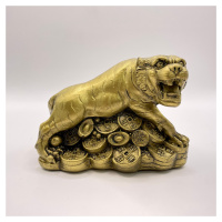 Soška Feng Shui - Tygr s mincemi