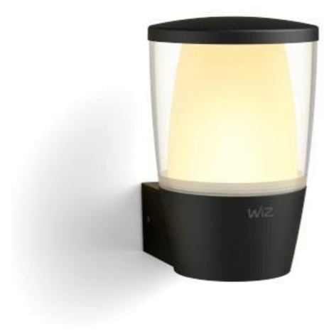 WiZ Elpas venkovní nástěnné LED svítidlo 8,5W 650lm 2700-5000K RGB IP44, černé