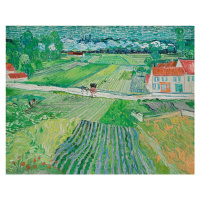 Obrazová reprodukce Landscape at Auvers after the Rain, 1890, Vincent van Gogh, 40 × 30 cm