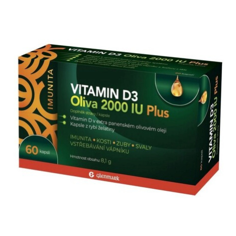 Vitamin D3 Oliva Plus 2000 IU cps.60 Glenmark