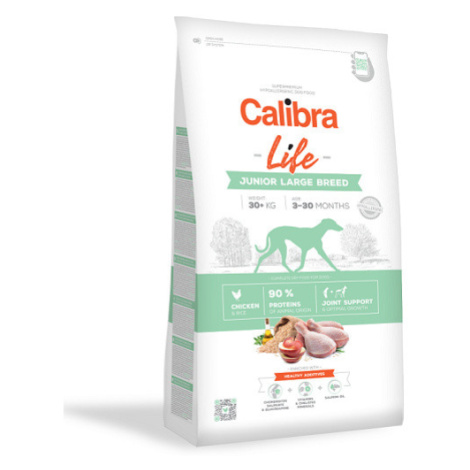 Calibra Dog Life Junior Large Breed Chicken 12 kg