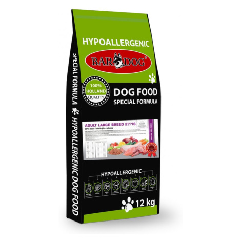 Granule Bardog Hypoalergenní granule Adult Large Breed 27/16