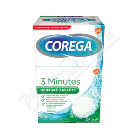 Corega Tabs 3 Minutes Daily cleanser 108ks