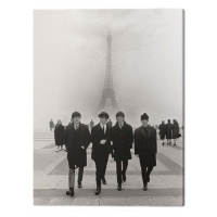 Obraz na plátně The Beatles - Paris, 2 cm - 60×80 cm