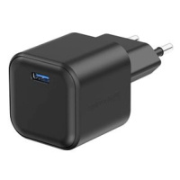 Swissten síťový adaptér GaN 1x USB-C 20W Power Delivery černý