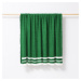 Pletená zelená deka United Colors of Benetton 100% bavlna / 140 x 190 cm