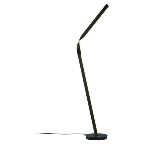 Černá LED stojací lampa s kovovým stínidlem (výška 181 cm) Cicenza – CINQUE