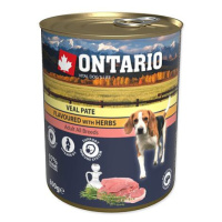 Konzerva ONTARIO telecí paté s bylinkami 800 g