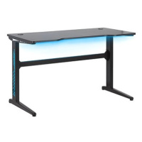 Herní stůl RGB LED 120×60 cm černý DORAN , 250401