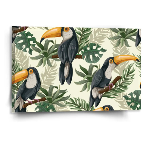Obraz Tukan - 120x80 cm