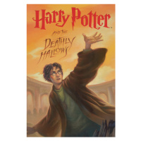 Umělecký tisk Harry Potter - Deathly Hallows book cover, 26.7 × 40 cm