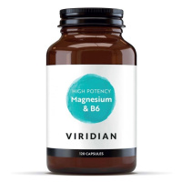 Viridian High Potency Magnesium with B6 - Hořčík s vitamínem B6 120 kapslí