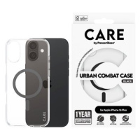 PanzerGlass CARE kryt Apple iPhone 16 Plus MagSafe Combat čirý/černý + záruka proti žloutnutí