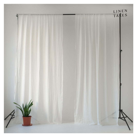 Bílá záclona 130x275 cm Daytime – Linen Tales