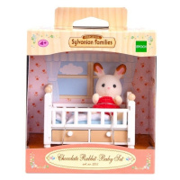 Sylvanian families 5017 králičí miminko s dětskou postýlkou