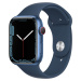 Apple Watch Series 7 Cellular, 45mm, Blue, Sport Band - MKJT3HC/A