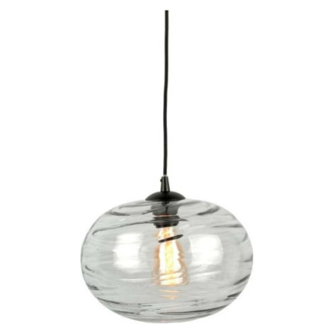 Šedé skleněné závěsné svítidlo, výška 21 cm Sphere - Leitmotiv