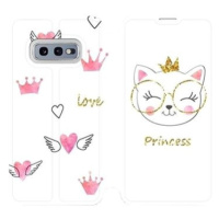 Flipové pouzdro na mobil Samsung Galaxy S10e - MH03S Kočička princess