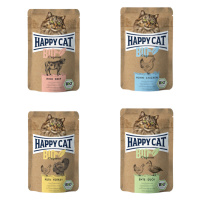 Míchané balení Happy Cat Bio Pouch 4 x 85 g - mix (4 druhy)