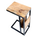 Příruční stolek KRIOS Dekorhome Sheeshamové dřevo,Příruční stolek KRIOS Dekorhome Sheeshamové dř