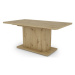 Jídelní stůl Paulo 160x90 cm, dub artisan, rozkládací