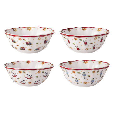 Villeroy &amp; Boch Sada vánočních misek Toy’s Delight, Výroční edice, 4 ks 14-8585-8490