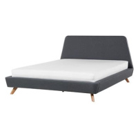 BELIANI postel VIENNE 160 × 200 cm, šedá