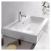 Geberit 124560000 - Umyvadlo 600x485 mm, otvor pro baterii, s přepadem, bílá