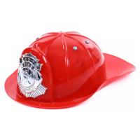 Helma hasičská dětská přilba na hlavu s odznakem malý hasič plast