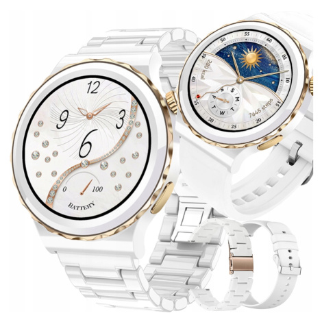 Chytré Hodinky Dámské Bílé Gt Hovory Plzeňské Menu Hovory Smart Watch 2 Pruhy