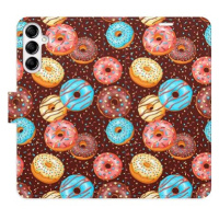 iSaprio flip pouzdro Donuts Pattern pro Samsung Galaxy A14 / A14 5G