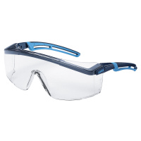 Uvex Ochranné brýle atrospec 2.0, odolné vůči poškrábání, černá/modrá, od 10 ks
