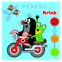 Pexeso v sešitu Krtek a motorka s maxi kartičkami