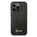 Guess GUHCP14LHGGSHP hard silikonové pouzdro iPhone 14 PRO 6.1" black Glitter Script