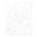 Malování podle čísel - PANDA S MLÁDĚTEM A RŮŽOVÉ KVĚTY (HOWARD ROBINSON) Rozměr: 40x50 cm, Rámov