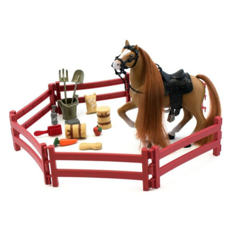 WIKY - Kůň s doplňky Royal Breeds 17 cm