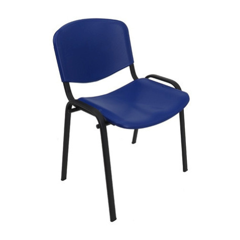 Konferenční plastová židle ISO Modrá Mazur
