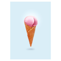 Ilustrace Pink Cream, Artem Pozdniakov, (30 x 40 cm)