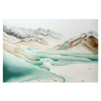 Ilustrace Frozen Landscape, Treechild, 40x26.7 cm