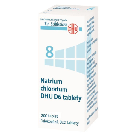 Schüsslerovy soli Natrium chloratum DHU D6 200 tablet Dr. Schüsslera