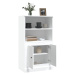 vidaXL Skříň highboard bílá 60 x 35,5 x 103,5 kompozitní dřevo