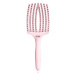 Olivia Garden FingerBrush Pastel Pink - kartáče na foukání/rozčesávání vlasů v pastelově růžové 