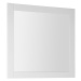 AQUALINE FAVOLO zrcadlo v rámu 80x80cm, bílá mat FV080